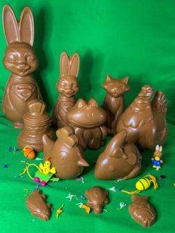 Moulages de Pâques chocolat au lait Bio 40%