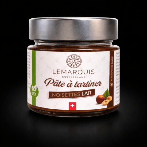 Pâte à tartiner Bio au chocolat au lait Noisettes