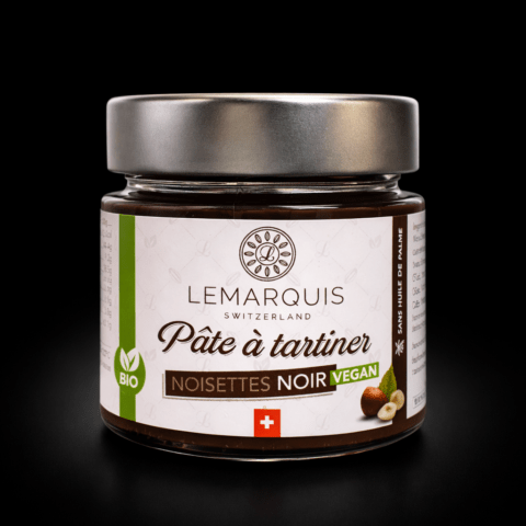 Pâte à tartiner Bio chocolat Noir Vegan Noisettes