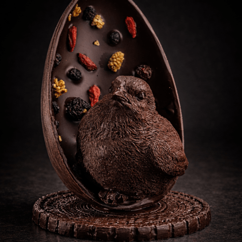 Poussin dans son oeuf