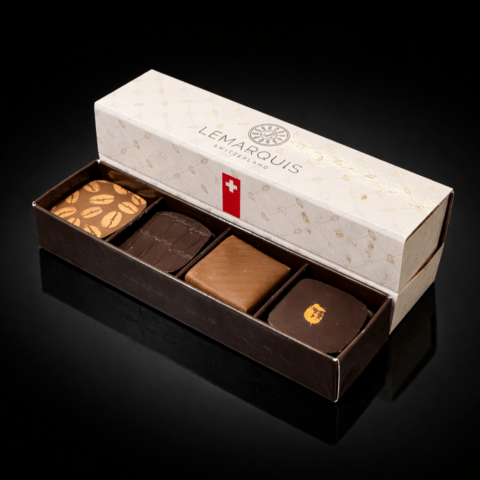 Boite 4 pralinés fins