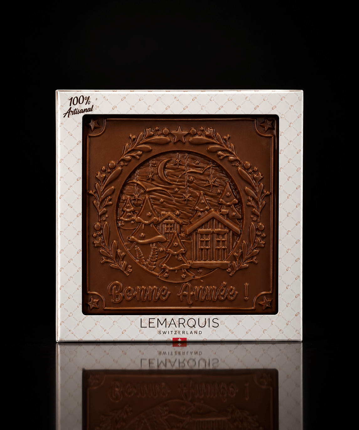 Tablettes de Noël chocolat au lait Bio 40% – Image 3