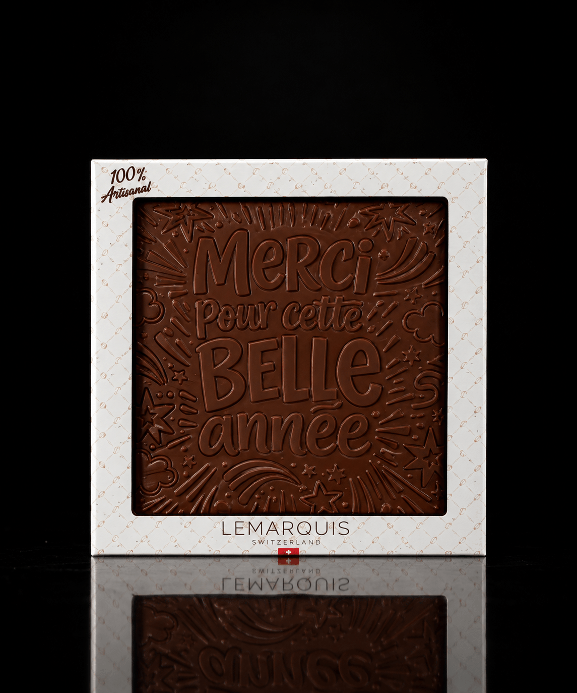 Tablettes de Noël chocolat au lait Bio 40% – Image 4