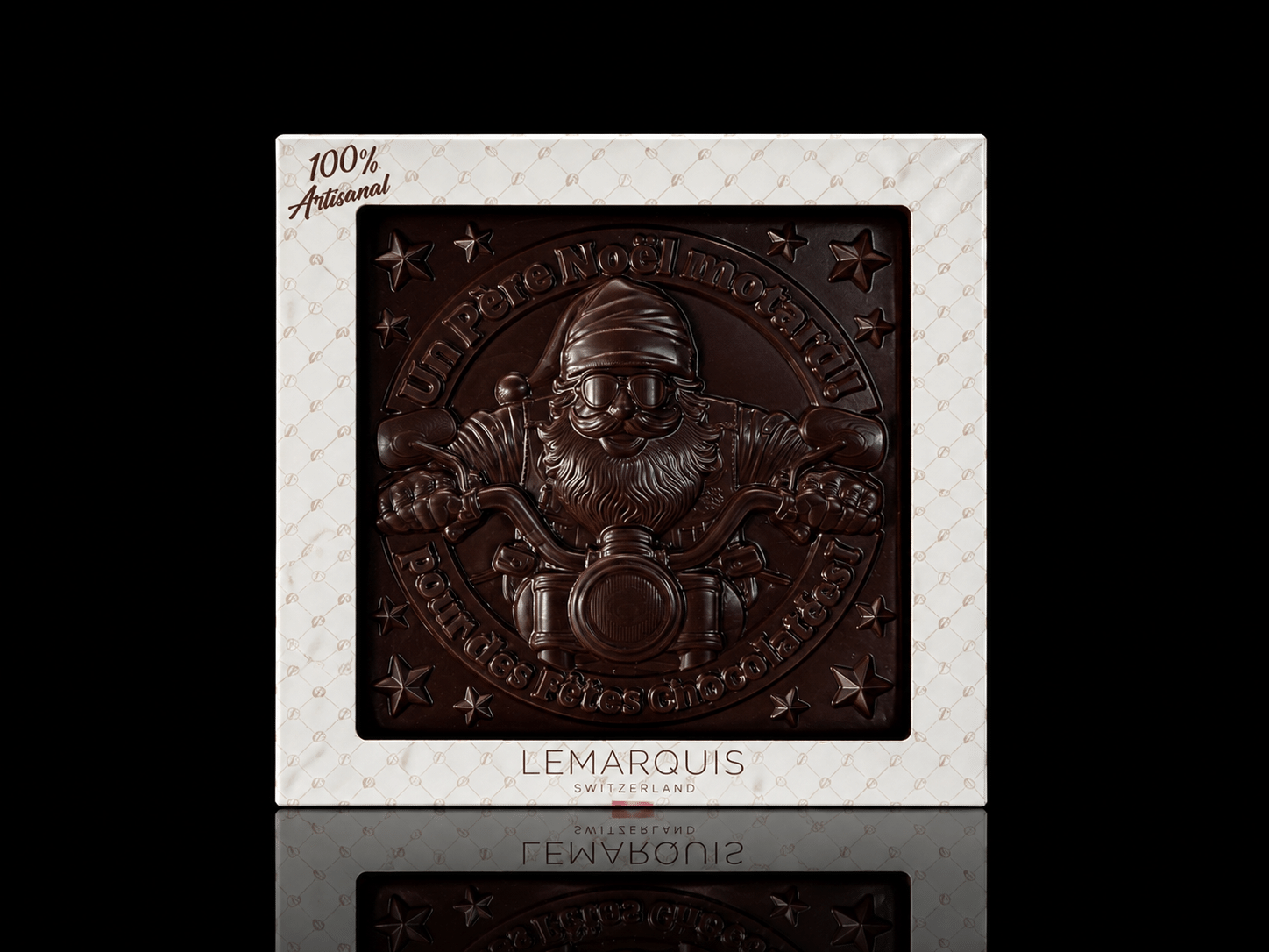 Tablettes de Noël chocolat noir Bio 70% – Image 2